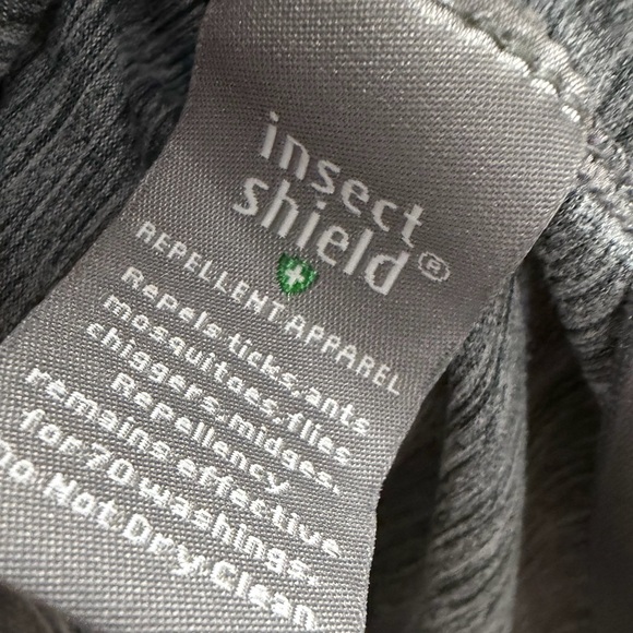 SITKA Insect Shield Repellant Long Sleeve Henley Shirt Gray Heather Size Medium - Picture 10 of 12